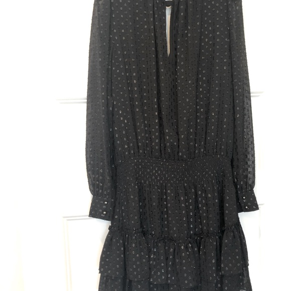 Ramy Brook Sashah Black Metallic Dress size Large - Picture 4 of 12
